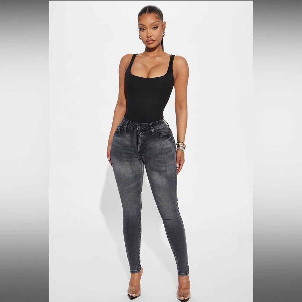 Black Wash Fashion Nova Jeans